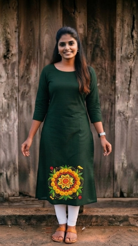 Pookkalam Kurti