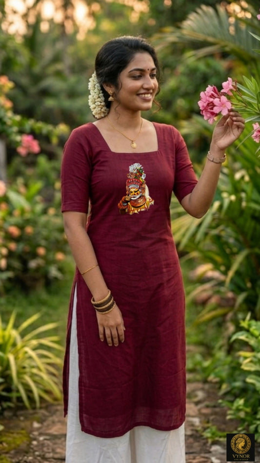 Muthappan Printed Kurti