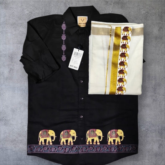 Shirt and Mundu Combo