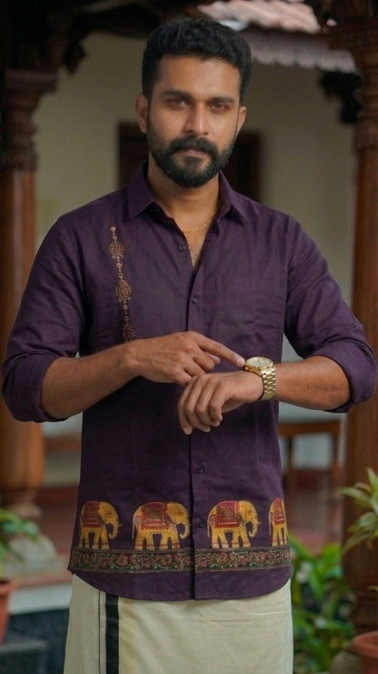Elephant Print Shirt