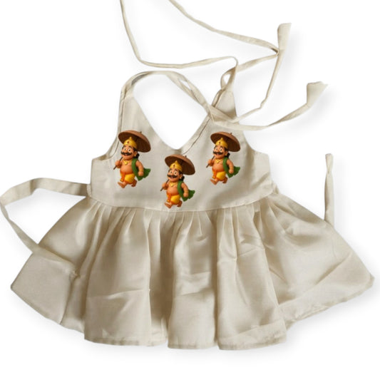 Kids Maveli Printed Froke, Age 2 Months to 6 Years