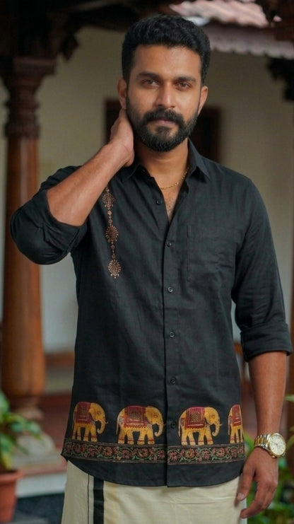 Elephant Print Shirt