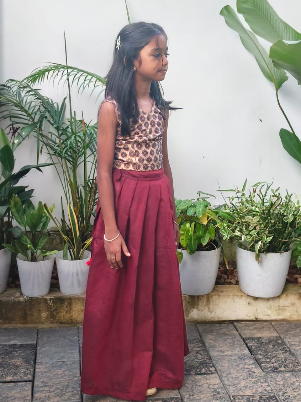 Zyara Fit Traditional and Mordern Top&Skirt