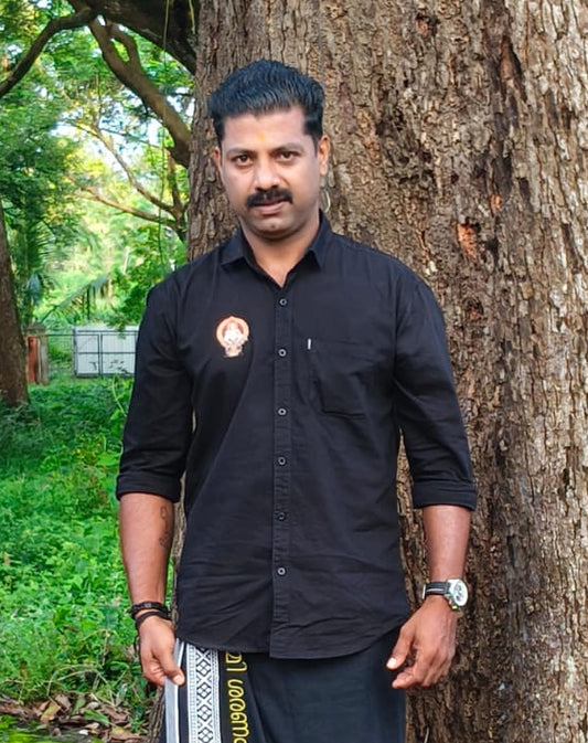 Ayyappa Printed Shirt and Mundu Combo