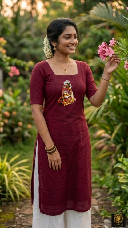 Muthappan Printed Kurti