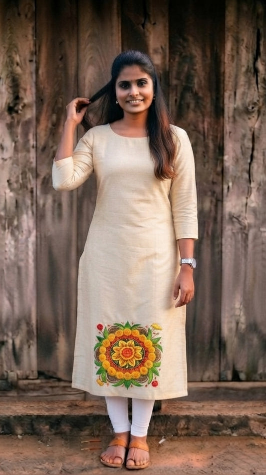 Pookkalam Kurti