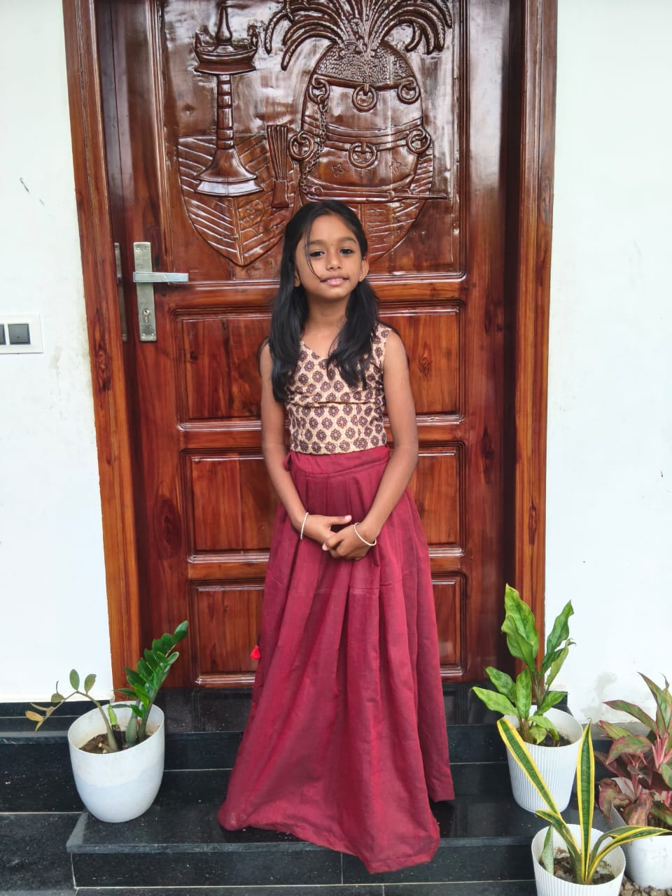 Zyara Fit Traditional and Mordern Top&Skirt