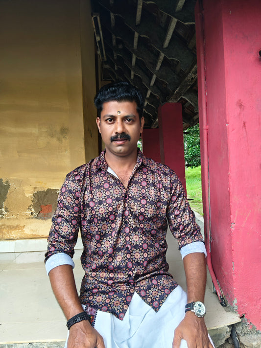 Men Shirt Mundu Combo