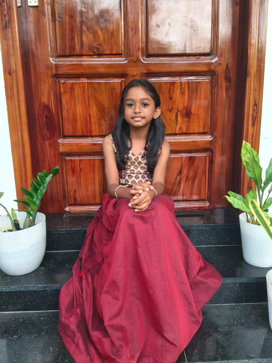 Zyara Traditional/Mordern Top & Skirt