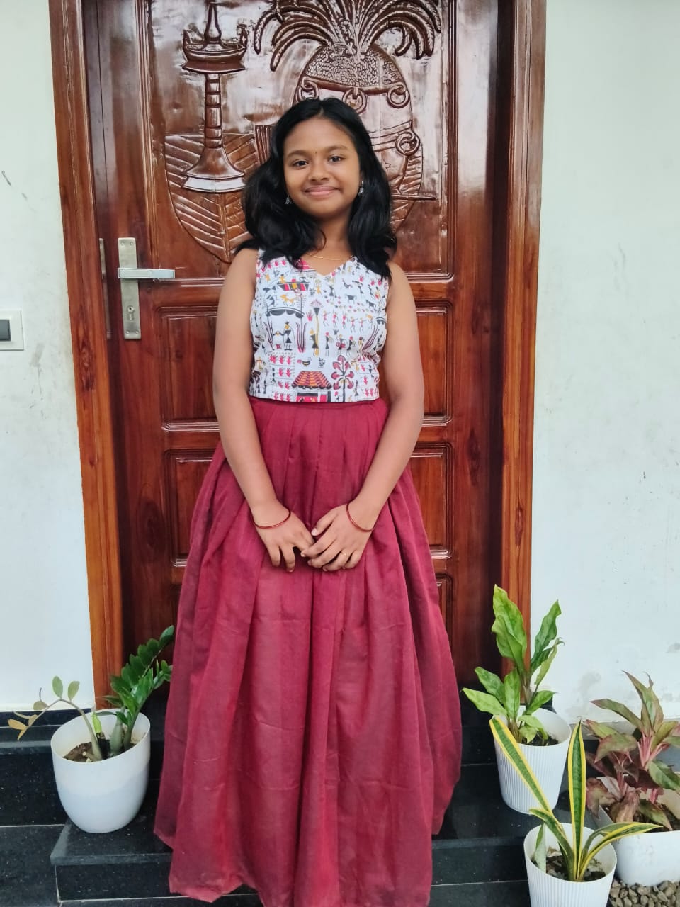 Zyara traditional and Mordern Top & Skirt