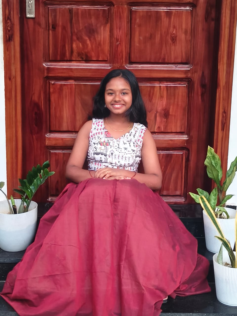 Zyara traditional and Mordern Top & Skirt